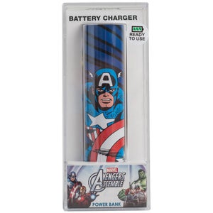 Tribe Marvel Comics Captain America Portable Power Bank