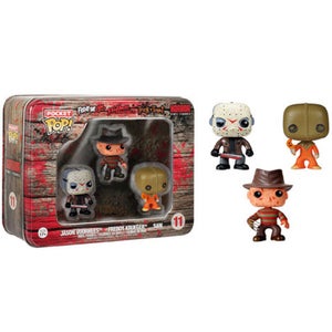 Horror Freddy, Jason, Sam Pocket Mini Pop! Vinyl Figure 3 Pack Tin