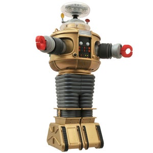 Diamond Select Lost In Space Electronic Robot B9 Golden Version Exclusive Figure