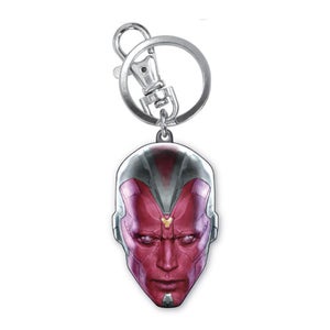 Marvel Avengers Age of Ultron Vision Head Coloured Pewter Key Chain