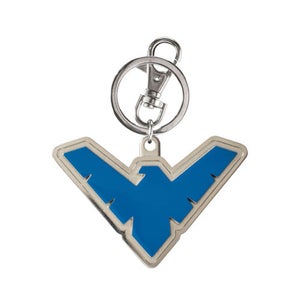 DC Comics Batman Nightwing Emblem Coloured Pewter Key Chain