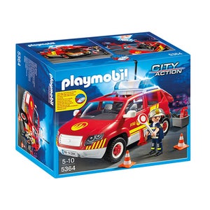 Playmobil Fire Chief's Car with Lights and Sound (5364)