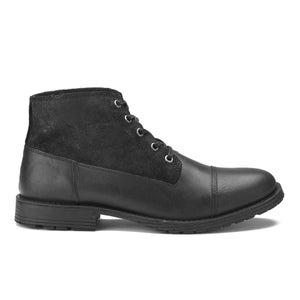 Jack & Jones Men's Kingsley Leather/Suede Boots - Black