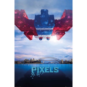 Pixels Galaga - 24 x 36 Inches Maxi Poster