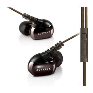 Creative Aurvana In-Ear3 Plus Noise Isolating Earphones with In-Line Mic - Brown