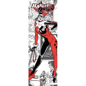 DC Comics Harley Quinn Comic - 21 x 59 Inches Door Poster