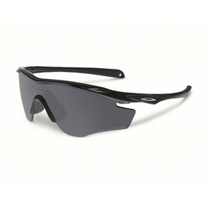 Oakley M2 Frame XL Sunglasses - Polished Black/Black Iridium Polarized