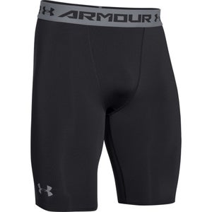Under Armour Men's HeatGear Long Compression Shorts - Black