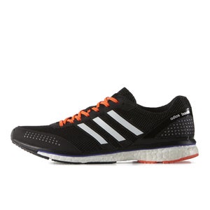 adidas Men's Adizero Adios Boost 2 Running Shoes - Black/White/Orange