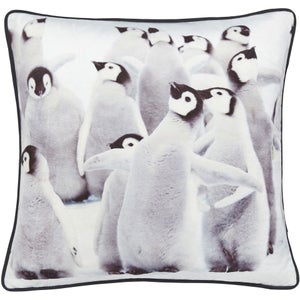 Catherine Lansfield Filled Penguin Cushion - Multi