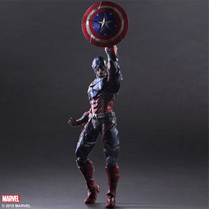 Square Enix Marvel Comics Captain America Variant Play Arts Kai Figure