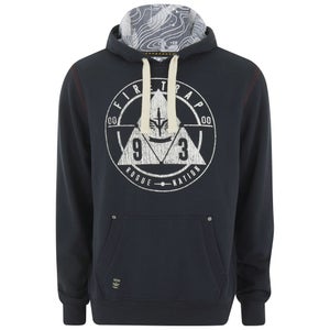 Firetrap Men's Bayton Printed Hoody - Navy