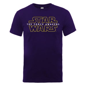 Star Wars Men's The Force Awakens Force Awakens Logo 2 T-Shirt - Blackberry