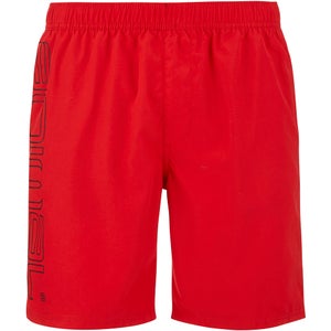 Animal Men's Belos Elasticated Waist Swim Shorts - Bright Red