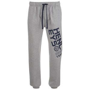 Henleys Men's Sloped Logo Sweatpants - Athletic Grey Marl