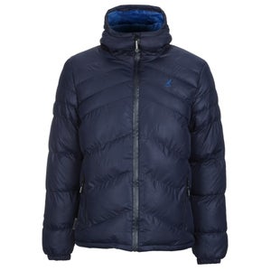Kangol Men's Osborne Hooded Puffer Jacket - Midnight Navy