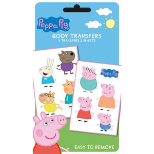 Peppa Pig Characters - Tattoo Pack