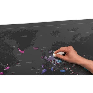 Scratch Map Capitals Travel Edition