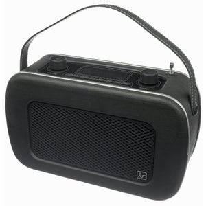 Kitsound Jive Retro Portable DAB Radio with Alarm Clock - Black