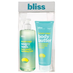 bliss Lemon and Sage Soap Suds and Body Butter Set (Worth £38.50)