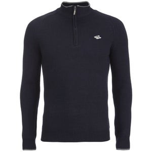 Le Shark Men's Rimini Funnel Neck Zip Jumper - Dark Navy