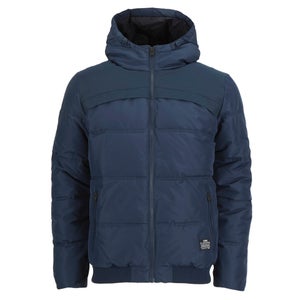 Jack & Jones Men's Sammo Padded Bomber Jacket - Dress Blue