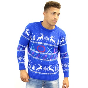 Playstation Symbols Knitted Christmas Jumper
