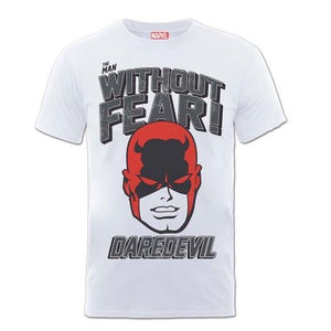Marvel Daredevil Men's Without Fear T-Shirt - White