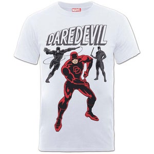 Marvel Daredevil Men's Poses T-Shirt - White