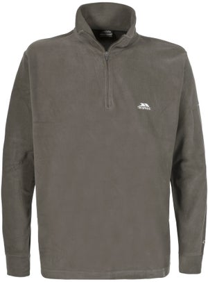 Trespass Men's Masonville AirTrap100 1/2 Zip Fleece Jumper - Thyme