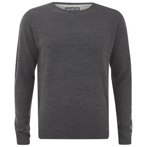 Kensington Eastside Men's Burrow Crew Neck Jumper - Charcoal Marl