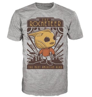 Disney The Rocketeer Pop! T-Shirt - Grey