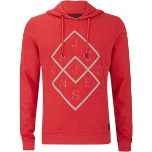 Jack & Jones Men's Core Fat Hoody - Chinese Red