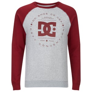 DC Men's Rebuilt Raglan Crew Neck Sweatshirt - Syrah