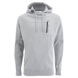 Crosshatch Men's Chalker Hoody - Grey Marl
