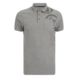 Crosshatch Men's Pacific Polo Shirt - Grey Marl
