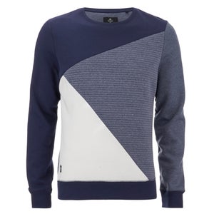 Threadbare Men's Wyoming Crew Neck Sweatshirt - Navy
