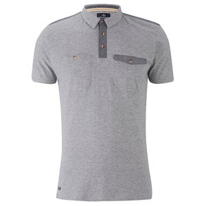 Threadbare Men's Harrisburg Coded Polo Shirt - Grey