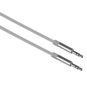 Kit Aluminium Aux 3.5 mm Audio Cable (Android & iOS) - Silver