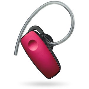 Kit Wireless Bluetooth Headset with Microphone for Smartphones - Red