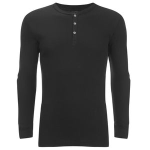 Levi's Men's Long Sleeve Grandad Top - Black