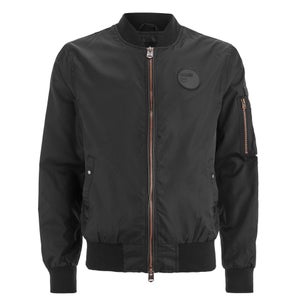 4Bidden Men's Radar Bomber Jacket - Black