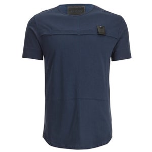 4Bidden Men's Longline Aim T-Shirt - Navy