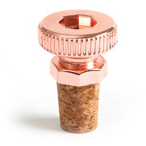 Industrial Bottle Stopper - Copper Finish