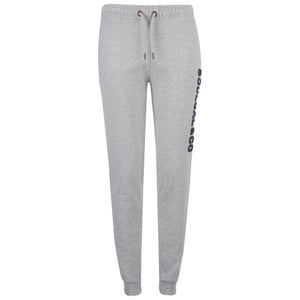 Soul Cal Men's Large Logo Cuffed Sweatpants - Grey Marl