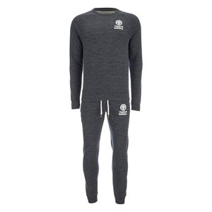 Franklin & Marshall Crew Neck Sweatshirt Tracksuit - Smoke Melange