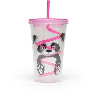 Panda Straw Cup - Multi (16oz)