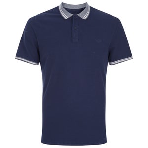 Threadbare Men's Warsaw Tipped Polo Shirt - Navy