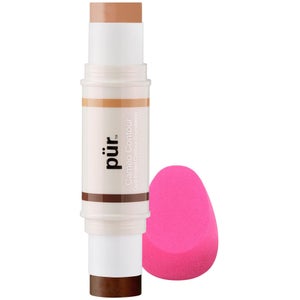 PÜR Cameo Stick Dual Ended Contour Stick with Contour Blending Sponge 8.6g - Dark