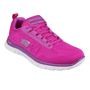 Skechers Women's Flex Appeal Sweet Spot Low Top Trainers - Pink